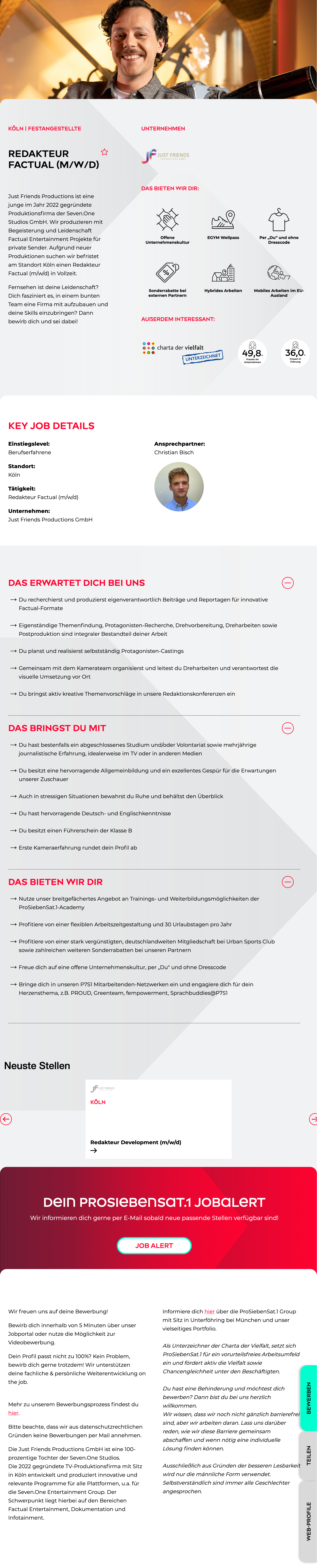 Redakteur Factual (m/w/d)