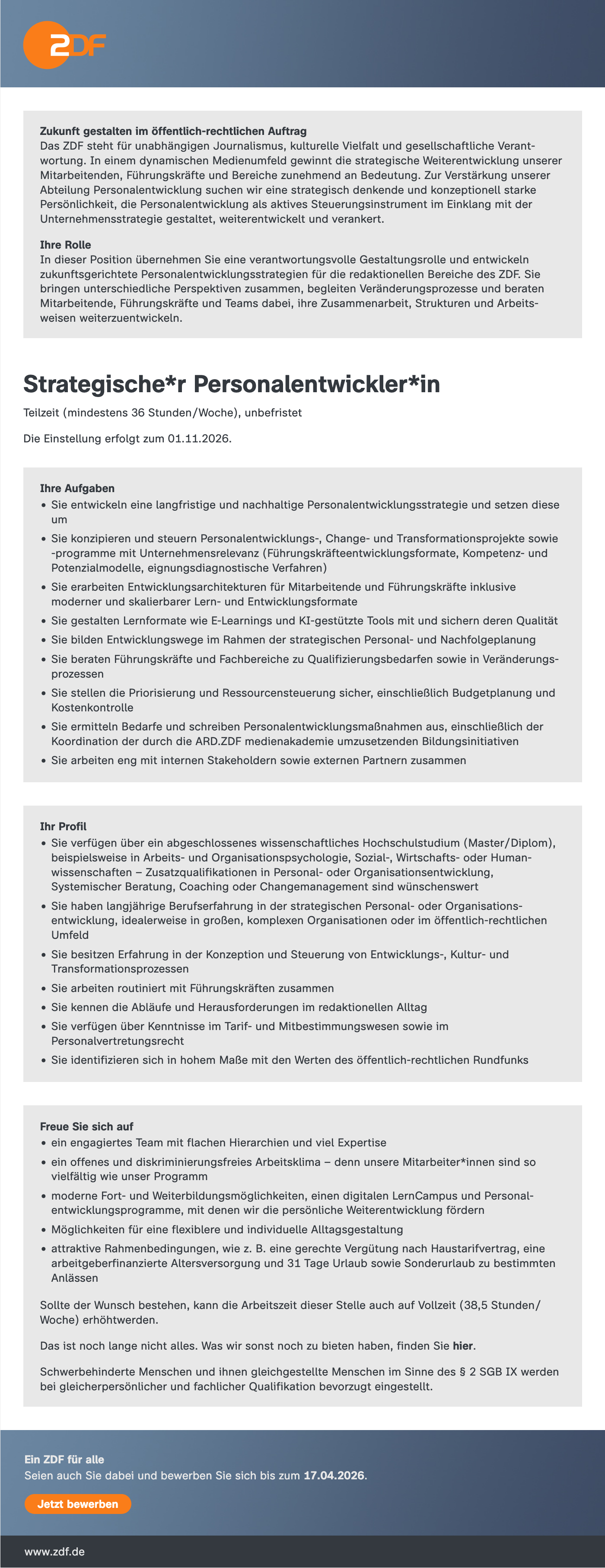 Strategische*r Personalentwickler*in