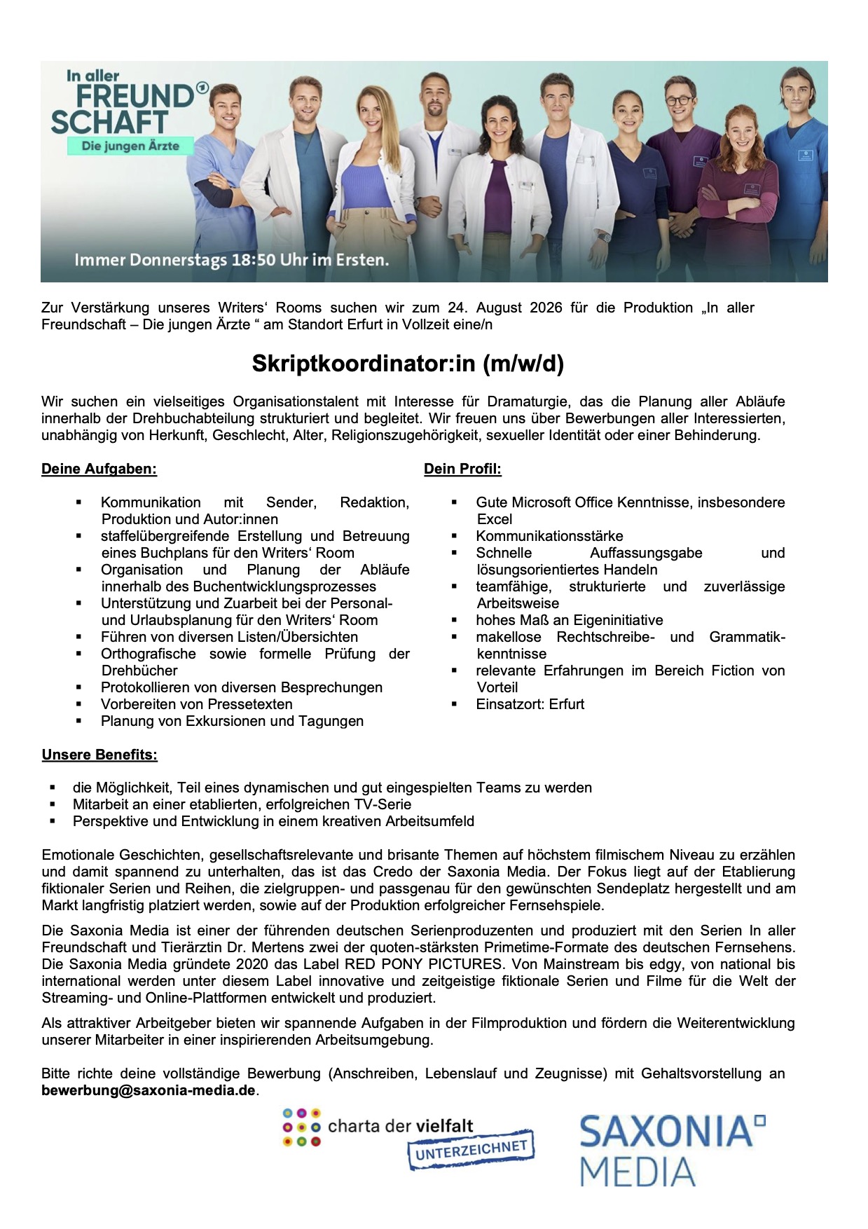 Skriptkoordinator:in (m/w/d)