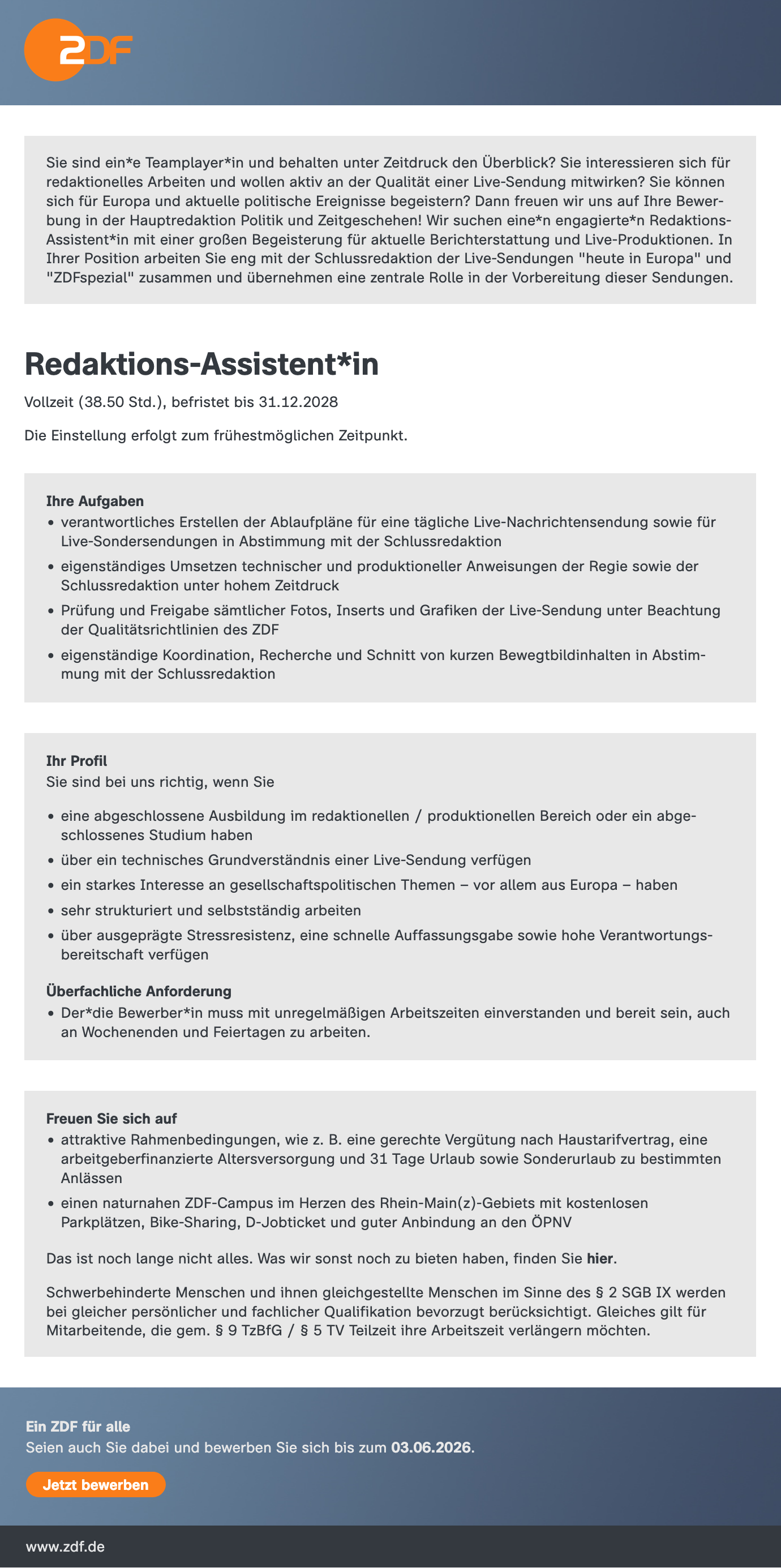 Redaktions-Assistent*in
