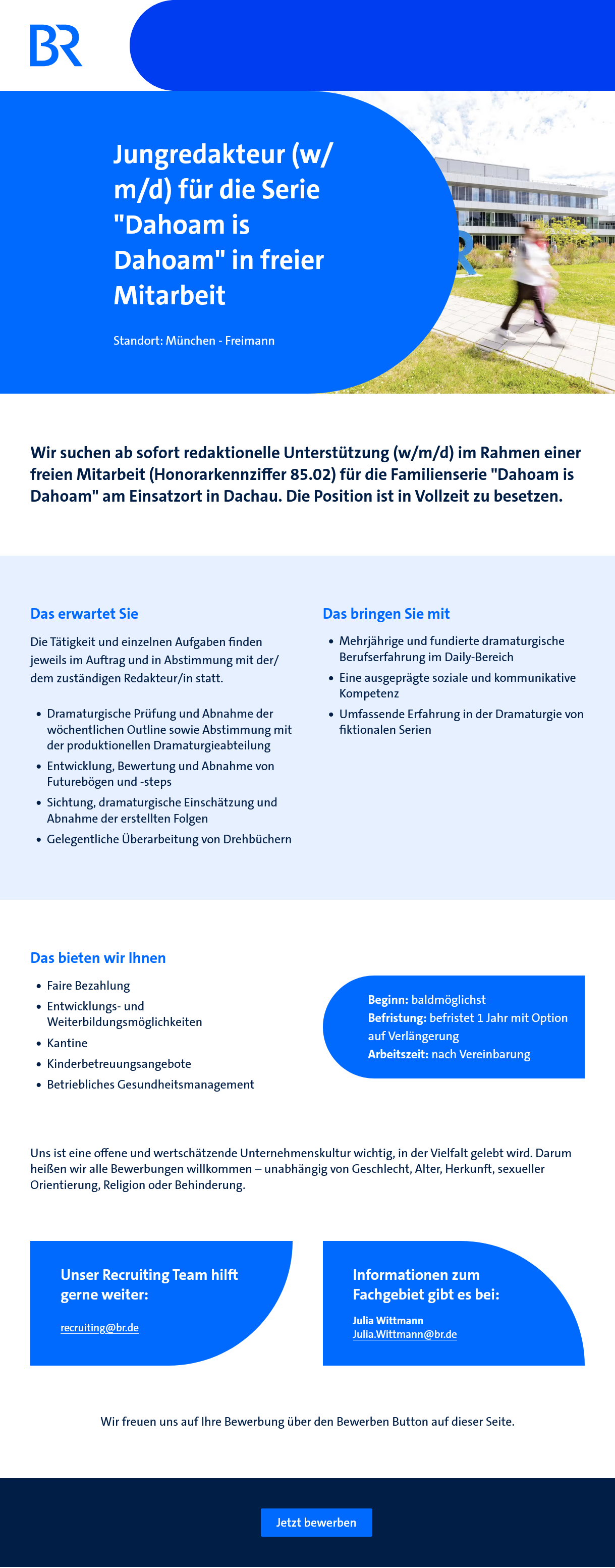 Jungredakteur (w/m/d) für die Serie 