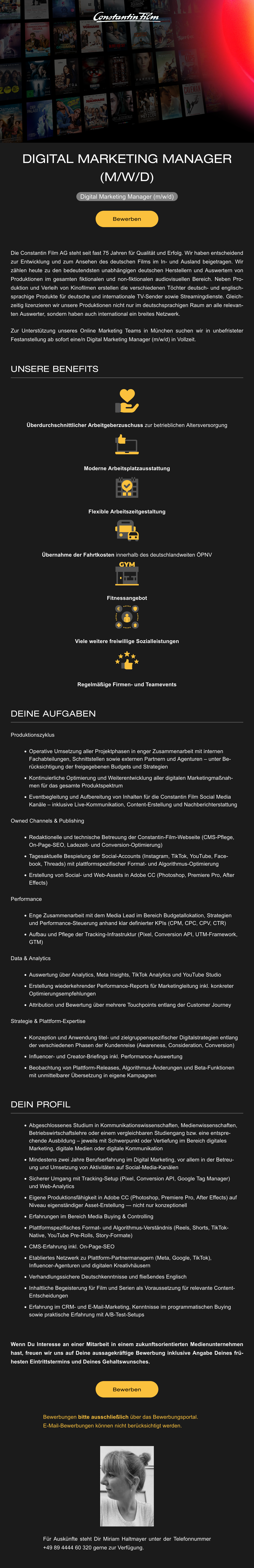 Digital Marketing Manager (m/w/d) 
