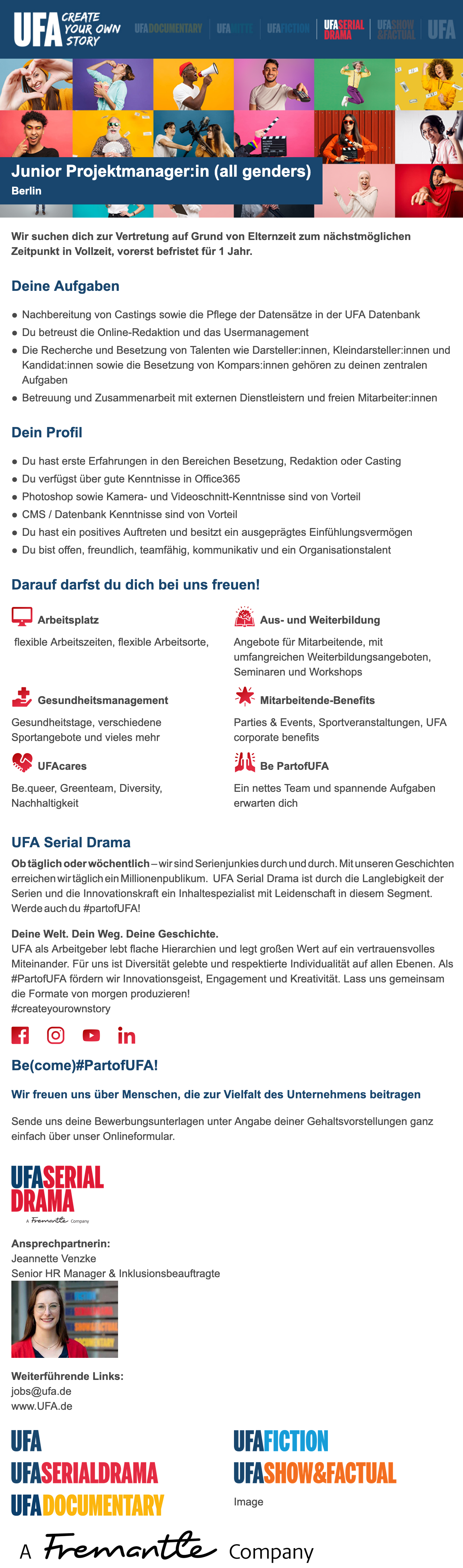 Junior Projektmanager:in (all genders)