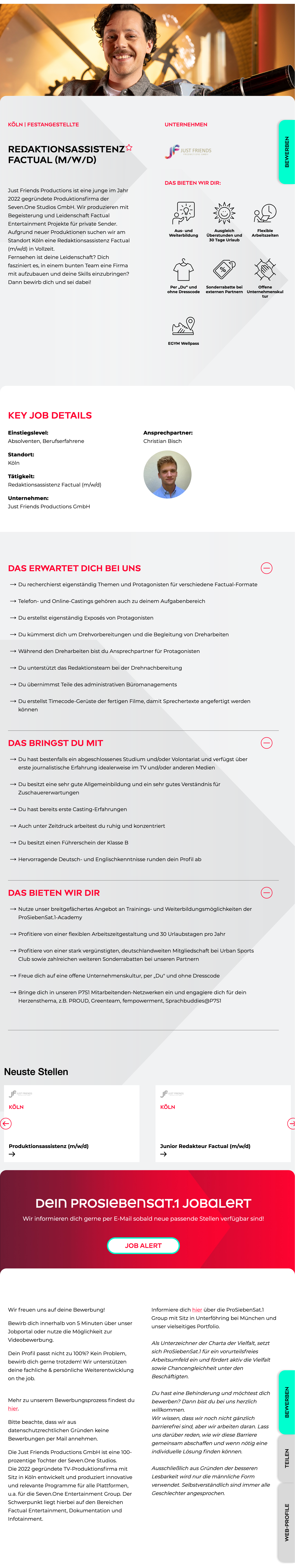 Redaktionsassistenz Factual (m/w/d)