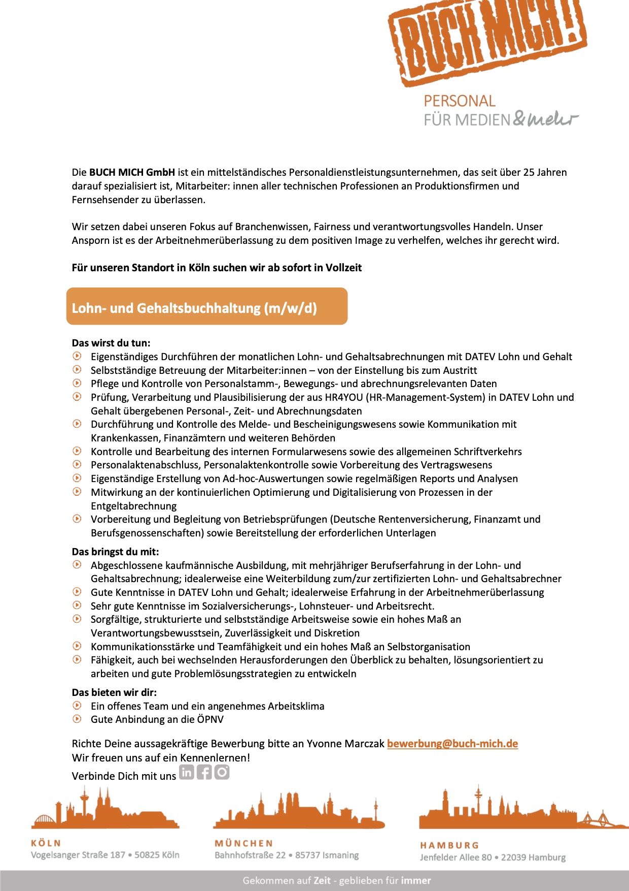 Lohn- und Gehaltsbuchhaltung (m/w/d)
