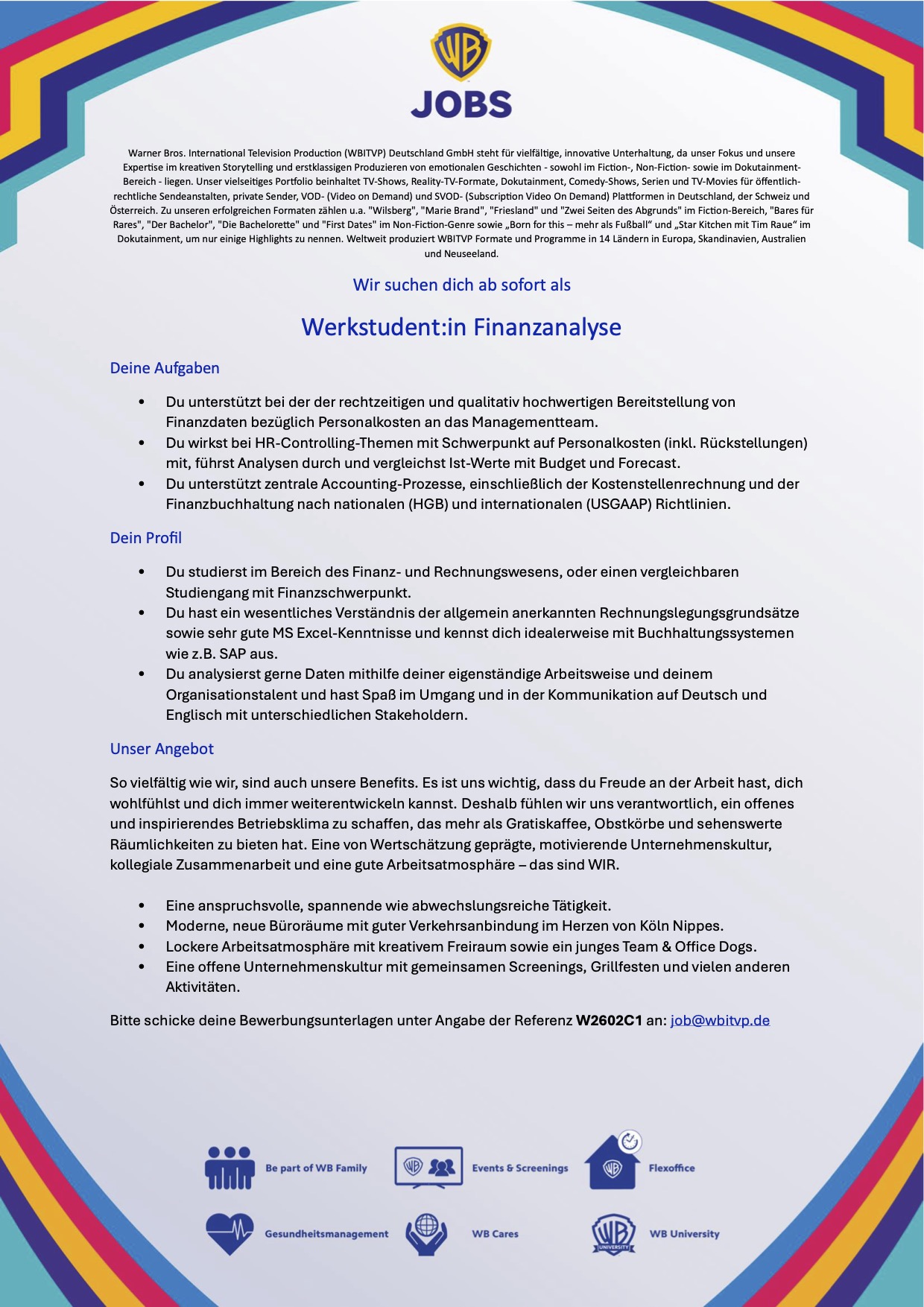 Werkstudent:in Finanzanalyse