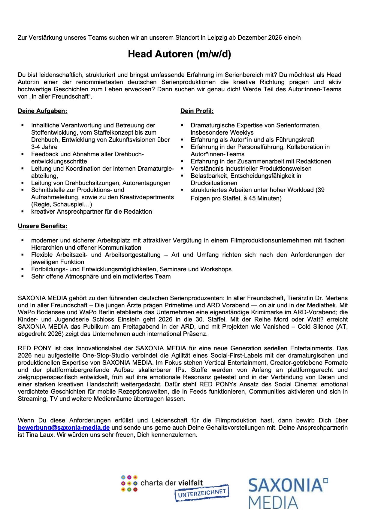 Head Autoren (m/w/d)