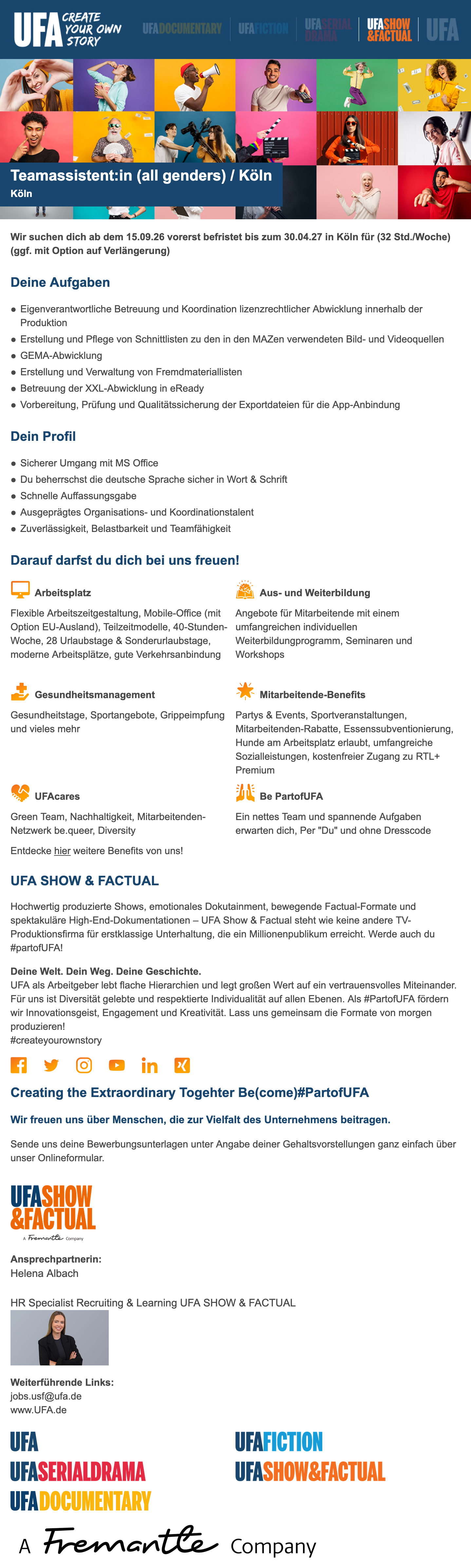 Teamassistent:in (all genders)